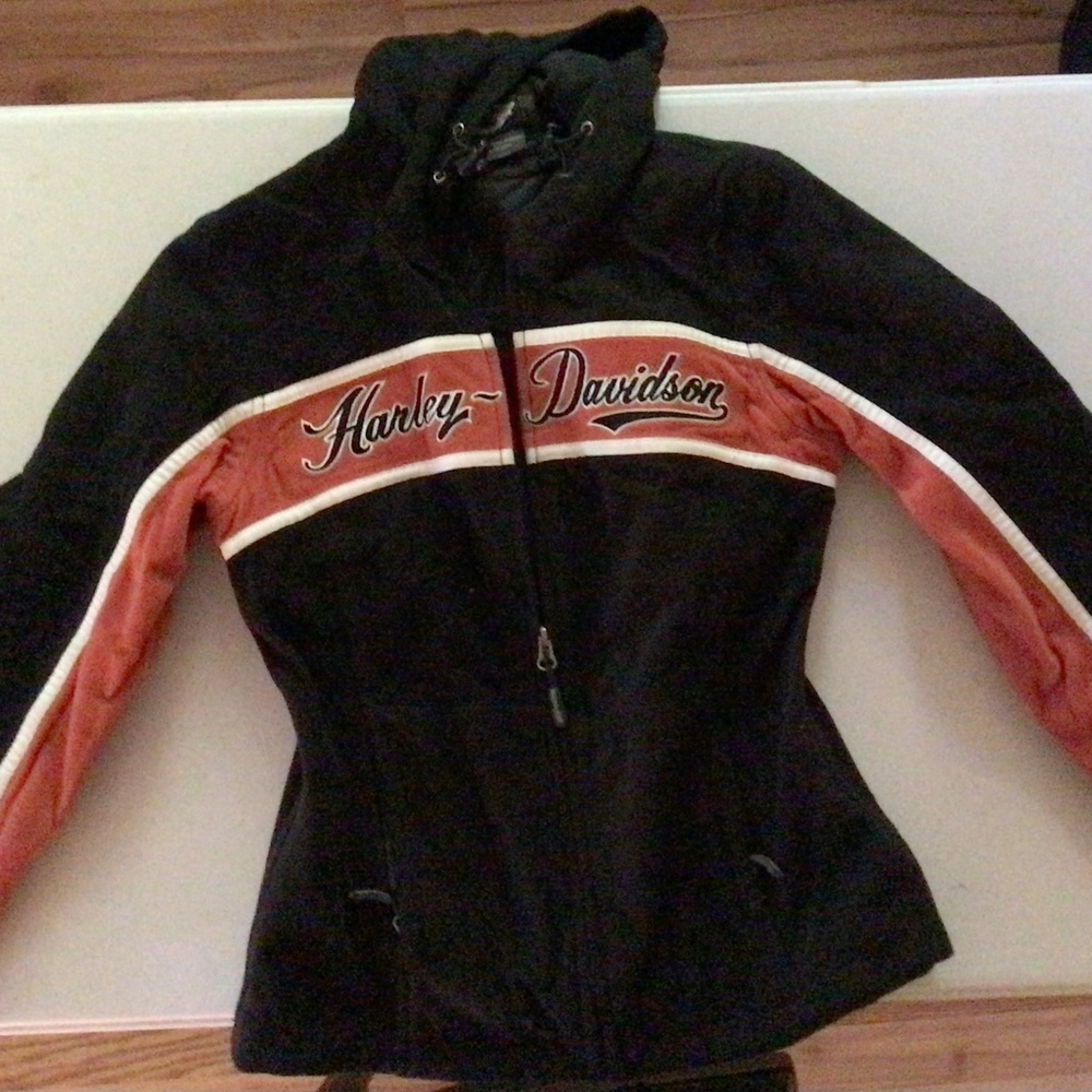 Women’s hooded Harley Davidson jacket